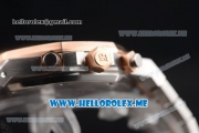 Audemars Piguet Royal Oak Miyota Quartz Two Tone Case/Bracelet with Black Dial and Stick Markers