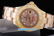 Rolex Yacht-Master Automatic Granite Dial with Golden Bezel