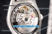 Rolex Datejust Clone Rolex 3135 Automatic Stainless Steel Case/Bracelet with Grey Dial and Stick Markers (BP)