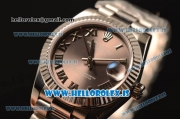 Rolex Datejust 31 Steel 2836 Auto With Steel Bracelet Grey Dial Roman