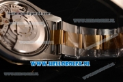 Rolex Datejust 3135 Auto Yellow Gold Case with White Dial and Two Tone Bracelet - 1:1 Origianl (AAAF)