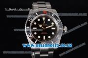Rolex Submariner Swiss ETA 2824 Automatic Steel Case with Black Dial Dot Markers and Stainless Steel Bracelet