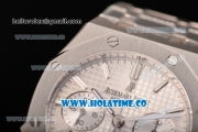 Audemars Piguet Royal Oak Chronograph 41mm Swiss Valjoux 7750 Automatic Full Steel with Stick Markers and White Dial (EF)