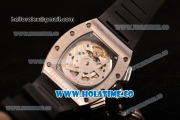 Richard Mille RM005 FM Asia Automatic Steel Case with Skeleton Dial and Green Inner Bezel