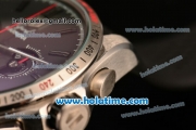 Tag Heuer Grand Carrera Calibre 36 RS Chrono Miyota OS20 Quartz Steel Case with Black Dial and Black Stick Markers