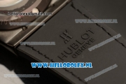 Hublot Classic Fusion 9015 Auto PVD Case PVD Bezel with Black Dial and Black Leather Strap