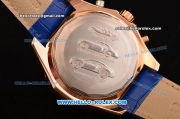 Breitling for Bentley RL10 Tourbillion Automatic Rose Gold Case with Blue Dial and Blue Leather Strap