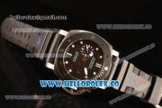 Panerai Luminor Submersible Black Bezel With Steel Case Automatic Rubber Strap Black Dial PAM00683