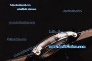 Patek Philippe Calatrava Swiss ETA 2836 Automatic Steel Case with Stick/Numeral Markers and White Dial