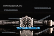 Rolex Day-Date Asia 2813/Swiss ETA 2836/Clone Rolex 3135 Automatic Steel Case with Diamonds Markers and Black Dial (BP)