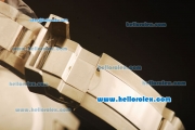 Rolex GMT Master II Swiss ETA 2836 Automatic Full Steel with Diamond Bezel and Diamond Dial
