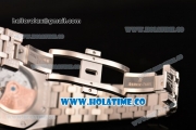 Audemars Piguet Royal Oak 41MM Asia 2813 Automatic Steel/Diamonds Case with White Inner Bezel and Diamonds Bezel (EF)