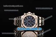 Audemars Piguet Royal Oak Chronograph 41mm Swiss Valjoux 7750 Automatic Full Steel with Blue Dial and Stick Markers (EF)