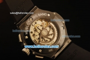 Hublot Big Bang Swiss Valjoux 7750 Automatic Ceramic Case with Titanium Bezel and Black Dial - 1:1 Original