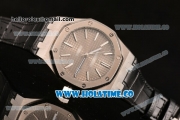 Audemars Piguet Royal Oak 41MM Asia Automatic Steel Case with Grey Grids Dial and Stick Markers