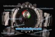 Rolex Daytona Brevet Asia ST16 Automatic with 3@Sec Full PVD with Black Dial and Silver Markers