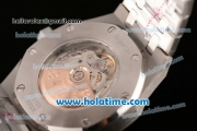 Audemars Piguet Royal Oak Swiss ETA 2824 Automatic Stainless Steel Case with Diamond Bezel Blue Dial and Stick Markers