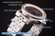 Breitling for Bentley Motors Chrono Swiss Valjoux 7750 Automatic Full Steel with Blue Dial