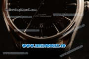 Omega De Ville Tresor Master Co-Axial Clone 8800 Automatic Steel Case with Black Dial and Black Leather Strap - (YF)