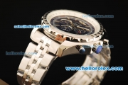 Breitling Bentley Motors Automatic Movement Full Steel with Blue Dial