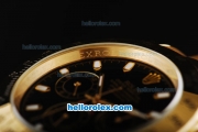 Rolex Daytona Automatic Movement Gold with Black Dial