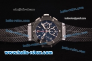 Hublot Big Bang Hub 4100 Ceramic Case/Bezel with Black Dial and Black Rubber Strap - 1:1 Original