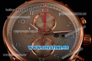 Tag Heuer Carrera Signature Chrono Miyota Quartz Rose Gold Case/Bracelet with Grey Dial and White Arabic Numeral Markers