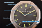 Audemars Piguet Swiss Quartz Stainless Steel Case with Black Dial Stick Markers Wall Clock