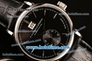 A.Lange&Sohne Saxonia Miyota Quartz Steel Case with Silver Stick Markers and Black Dial