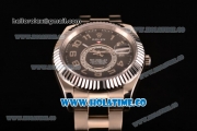Rolex Sky-Dweller Asia Automatic Steel Case with Black Dial and Arabic Numeral Markers