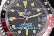 Rolex GMT-Master Vintage Asia 2813 Automatic Stainless Steel Case/Bracelet with Black Dial and Dot Markers