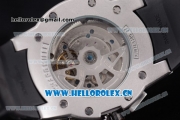 Richard Mille RM60-01 Asia Automatic Steel Case with Skeleton Dial Black Rubber Strap and Stick/Arabic Numeral Markers