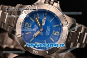 Ball Engineer Hydrocarbon Spacemaster Miyota 8205 Automatic Date-Day Steel Case with Blue Dial and Arabic Numeral/Stick Markers (YF)
