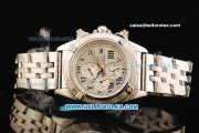 Breitling Chronomat B01 Automatic Movement Beige Dial with Roman Markers and SS Strap