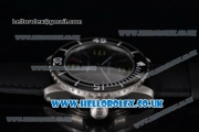 BlancPain Fifty Fathoms 500 Fathoms Japanese Miyota 8205 Automatic Steel Case with Black Dial and Black Nylon Strap