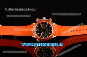 Omega Seamaster Planet Ocean Chrono Clone 9300 Automatic Steel Case with Black Dial and Orange Bezel - 1:1 Original