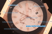 Hublot Big Bang Hub4100 Rose Gold Case with Ceramic Bezel and White Dial-1:1 Original