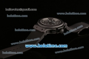 Hublot Big Bang Chrono Clone Hub4100 Automatic Ceramic Case with Black Rubber Strap and White Stick Markers (TW)