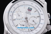 Tag Heuer Link Calibre 36 Chronograph Automatic with White Dial