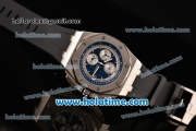 Audemars Piguet Royal Oak Offshore Chronograph Miyota OS10 Quartz Steel Case with Blue Dial and Stick Markers