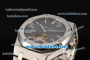 Audemars Piguet Royal Oak Tourbillon 41MM Swiss ST Tourbillon Manual Winding Full Steel with Blue Dial and Stick Markers