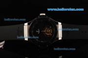 Hublot Big Bang Tourbillon Manual Winding Movement Black Dial with PVD Bezel and Black Rubber Strap-Limited Edition