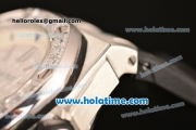 Audemars Piguet Royal Oak Offshore Diver Asia 2813 Automatic Steel Case with Diamonds Bezel and White Dial