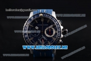 Ulysse Nardin Maxi Marine Diver Miyota OS20 Quartz Steel Case with Blue Dial and Blue Rubber Strap