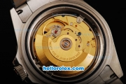Rolex Sea-Dweller Swiss ETA 2836 Automatic Movement Full Steel with White Markers and Black Dial-Black Bezel