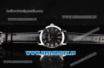 Jaeger-LECoultre Rendez-Vous Swiss ETA 2824 Automatic Steel Case with Black Dial and Arabic Numeral Markers