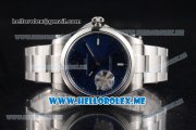 Rolex Oyster Perpetual Air King Clone Rolex 3132 Automatic Stainless Steel Case/Bracelet with Blue Rhodium Dial and Stick Markers - 1:1 Original (JF)