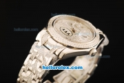 Rolex Datejust Swiss ETA 2836 Automatic Movement Full Steel with Diamond Bezel and Diamond Strap