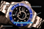 Rolex GMT-Master II Chronometer Asia Automatic Full Steel with Black Dial and White Markers - Blue Bezel