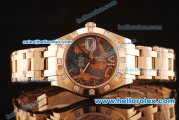 Rolex Datejust Swiss ETA 2836 Automatic Full Rose Gold with 12 Diamonds Bezel and Green MOP Dial